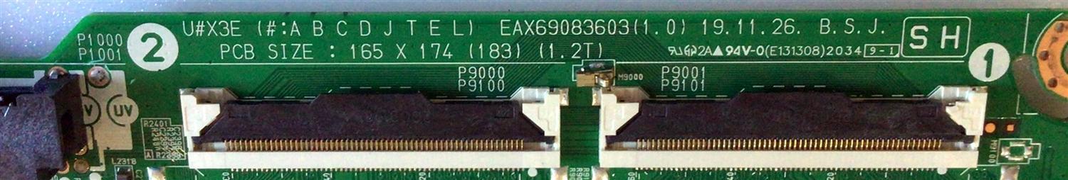 MAIN PARA TV LG NUMERO DE PARTE EBU65853506 / EAX69083603 / EAX69083603(1.0) / PANEL NC430DGG-AAGP1 / DISPLAY LC430DGJ(SL)(A2) / MODELO 43UN7000PUB / 43UN7000PUB.BUSWLJM / 43UN6950ZUA / 43UN6950ZUA.BUSWLJM - Imagen 2