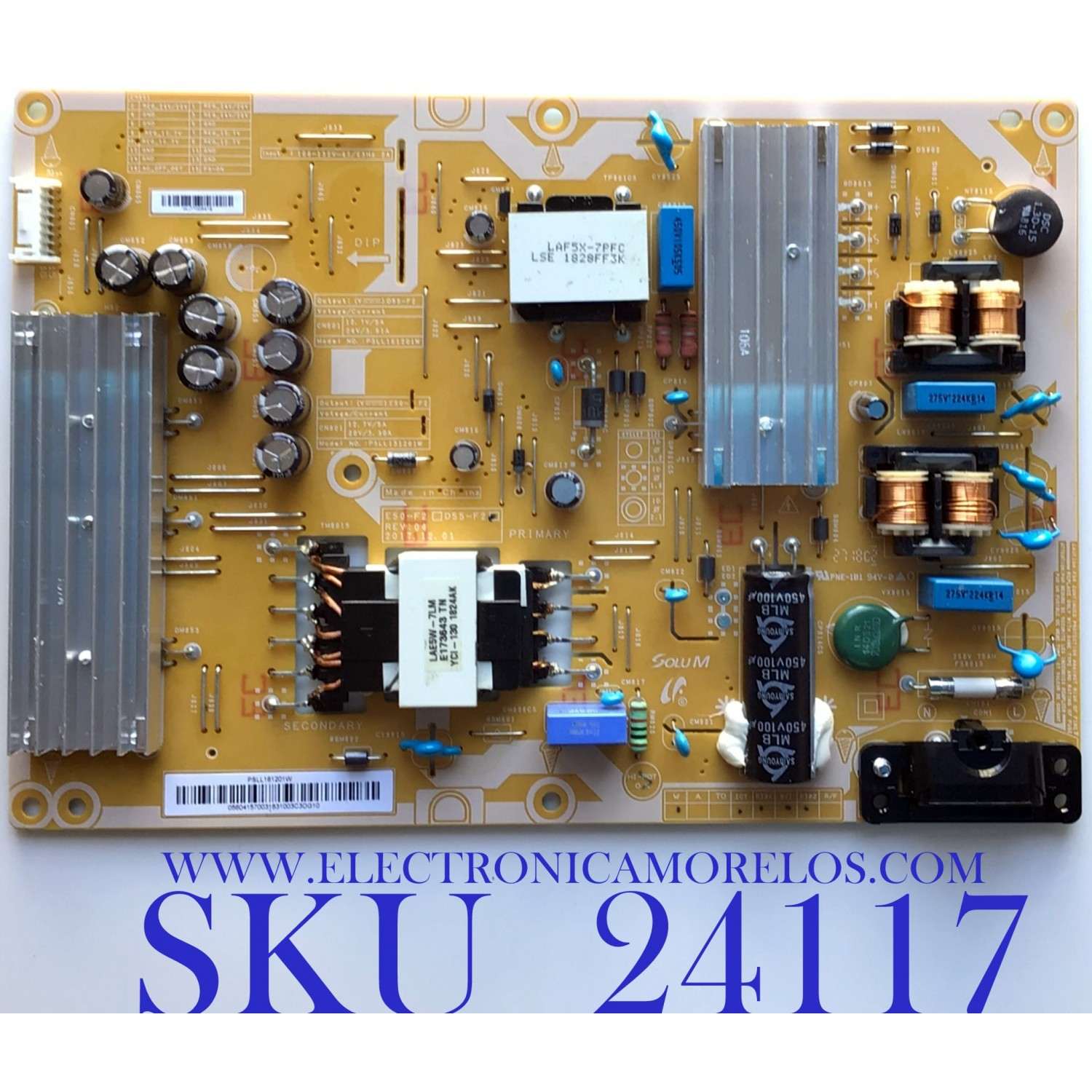 FUENTE DE PODER PARA TV VIZIO / NUMERO DE PARTE  056.04157.0031 / D55-F2 / 056041570031 / PANEL LSC550FN11-401 / MODELO D55-F2 LWZQWXLU