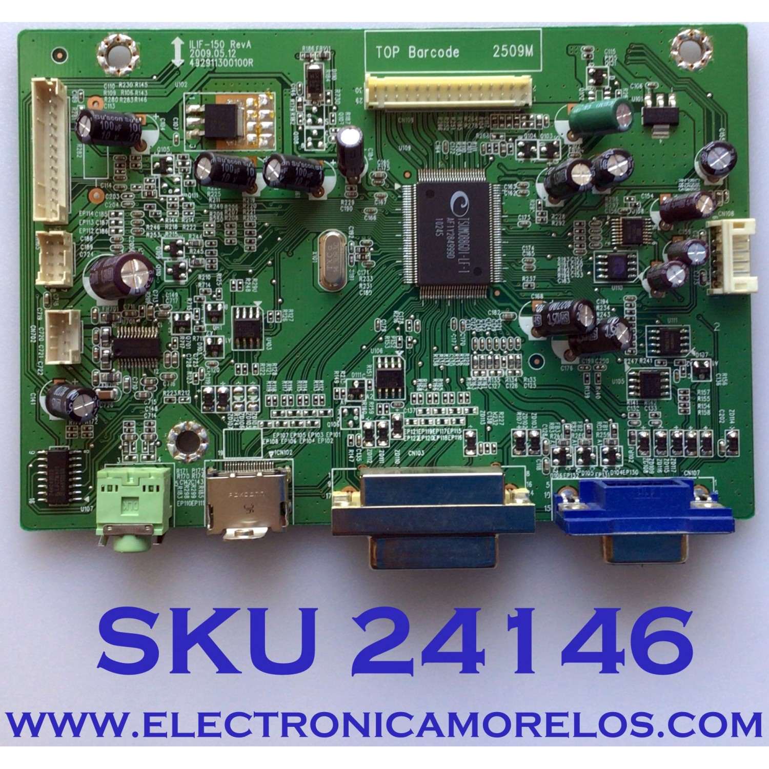 MAIN PARA TV HP / NUMERO DE PARTE 794761300A00R /492911300100R / ILIF-150 / PANEL LM270WF1 (TL)(C1) / MODELO 2710M