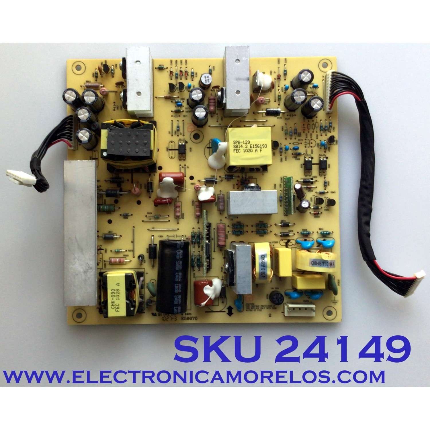 FUENTE DE PODER PARA TV HP / NUMERO DE PARTE 793012000A00R / 492911400100R / ILP-021 / PANEL LM270WF1 (TL)(C1) / MODELO 2710M