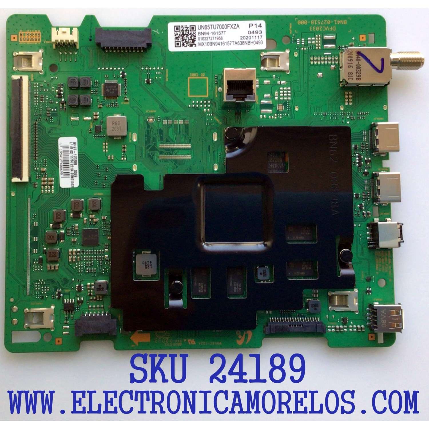 MAIN PARA TV SAMSUNG / NUMERO DE PARTE BN94-16157T / BN41-02751B / BN97-17028B / PANEL CY-BT065HGSV1H / DISPLAY JR645R3HA9K MODELOS UN65TU7000FXZA UA03 / UN65TU700DFXZA UA03
