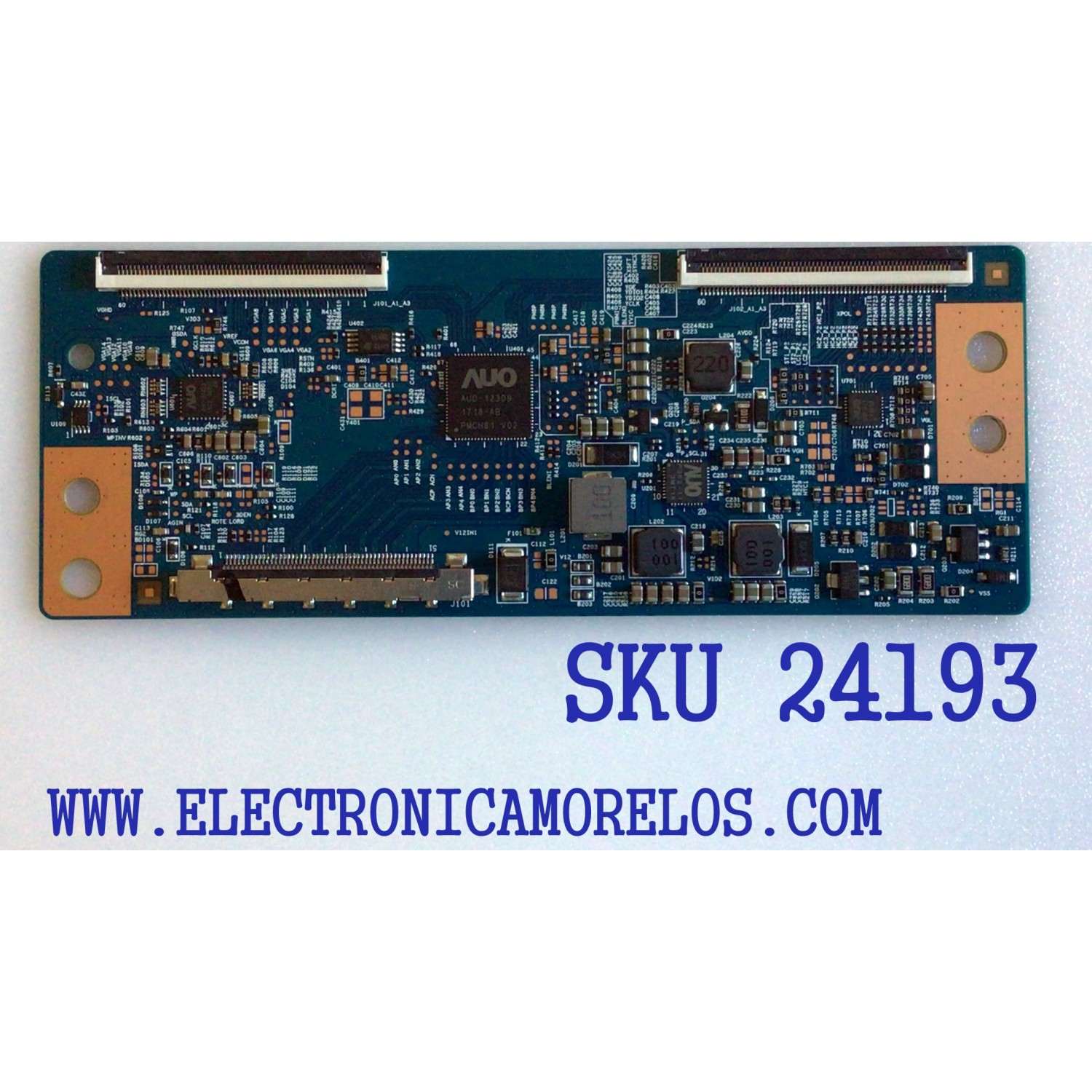 T-CON PARA TV ELEMENT / VIZIO / WESTINGHOUSE / NUMERO DE PARTE 55.55T23.C09 / 5555T23C09 / 42T34-C03 / SUSTITUTAS 5555T23C02 / 5555T23C05 / 5555T23C07 / PANEL´S MD5533YTAF / T550HVN08.1 / TPT550J1-HVN08.U / MODELOS ELEFW5517 / E55-C1 / E55-C2 / DWM55F1G1