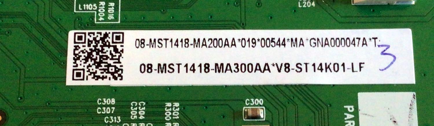 MAIN PARA TV TCL / NUMERO DE PARTE 08-MST1418-MA200AA / V8-ST14K01LF / 40-MS14FA-MAA2HG / 08-MST1418-MA300AA / MST14FA / DISPLAY PT320CT01-3 VER.1.3 / PANEL'S LVF395NDEL / MODELOS 40S325  - Imagen 3