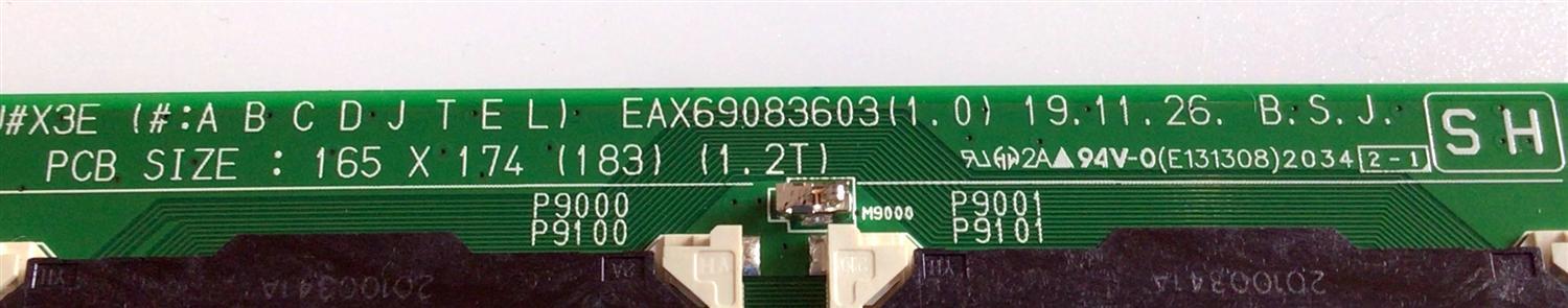 MAIN PARA TV LG / NUMERO DE PARTE EBU65853504 / EAX69083603 / 65853504 / EAX69083603(1.0) / PANEL'S NC430DQG-AAHX1 / NC430DQG-AAHX3 / DISPLAY LC430DQJ (SL)(A2) / MODELOS 43UN7300AUD / 43UN7300AUD.BUSWLJM / 43UN7300PUF / 43UN7300PUF.BUSWLJM - Imagen 2