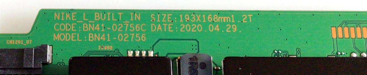 MAIN PARA TV SAMSUNG / NUMERO DE PARTE BN94-16147B / BN41-02756C / BN97-16938X / BN97-18019A / PANEL CY-RT055HGLV9H / MODELOS QN55Q6DTAFXZA FJ04 / QN55Q60TAFXZA FJ04 / QN55Q60TBFXZA FJ04  - Imagen 2