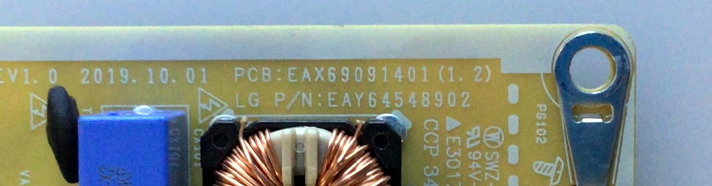 FUENTE DE PODER PARA TV LG / NUMERO DE PARTE EAY64548902 / EAX69091401 / 64548902 / LGP32D-17F1 / PANEL HC320DXN-ABSL3-2141 / NC320DXG-ABGX2 / MODELO 32LM570BPUA / 32LM570BPUA.BUSELJM / 32LM620PUA.BUSELJM - Imagen 3
