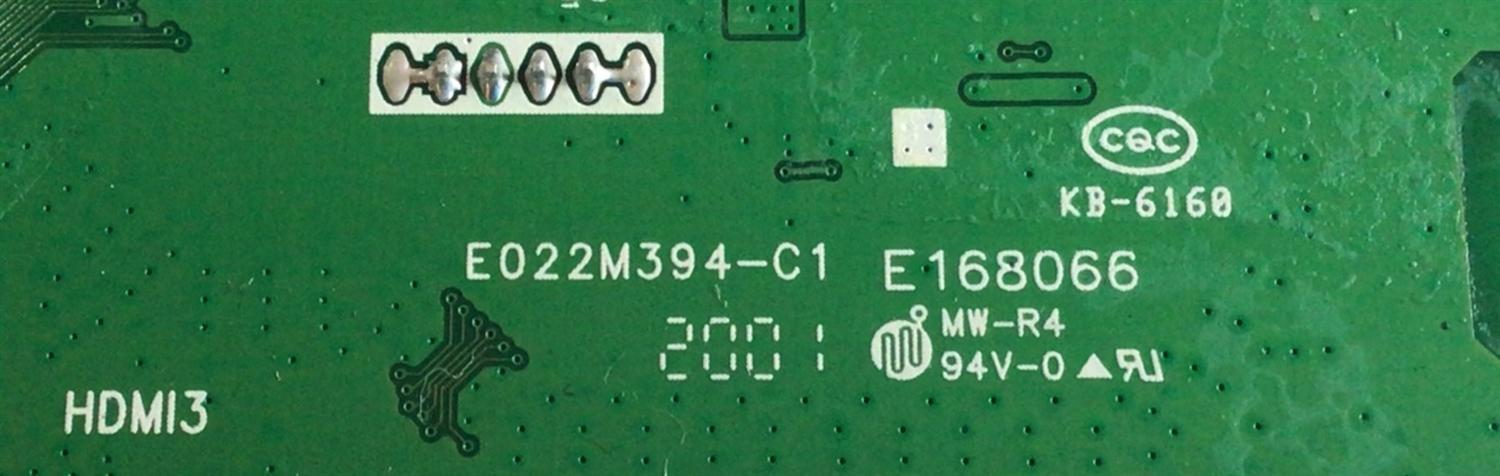 MAIN PARA TV WESTINGHOUSE / NUMERO DE PARTE 1010363669 / MS16010-ZC01-01 / 20200302 / 2010062097/ 11E168066 / E022M394-C1 / PANEL ST4251D01-3 / MODELO WR43UT4019 - Imagen 2
