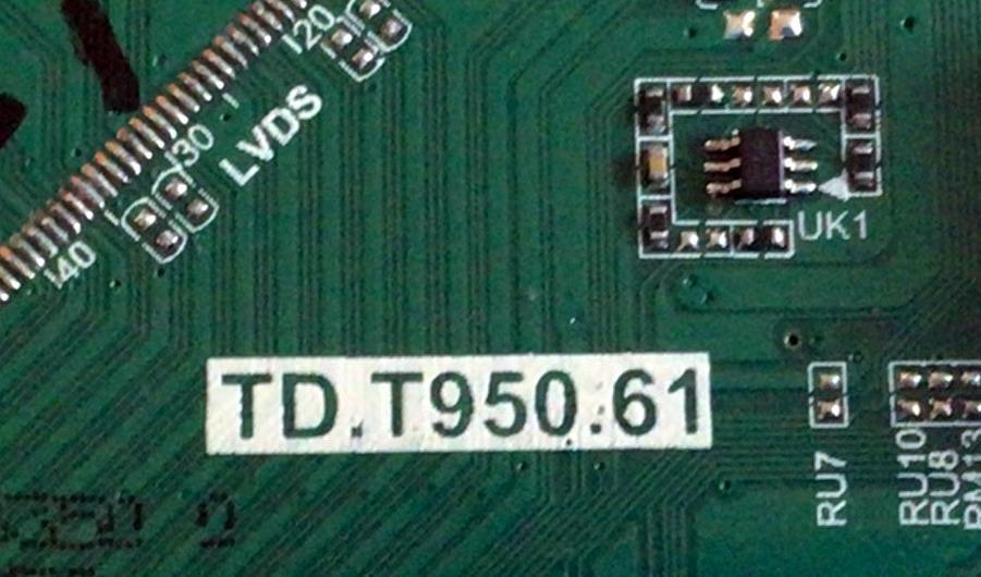 MAIN PARA TV TOSHIBA / NUMERO DE PARTE CN2T10000002ID / TD.T950.61 / H18093350 / ST3151A05-8 / PANEL U320DH05 / MODELO 32LF221U19 - Imagen 3