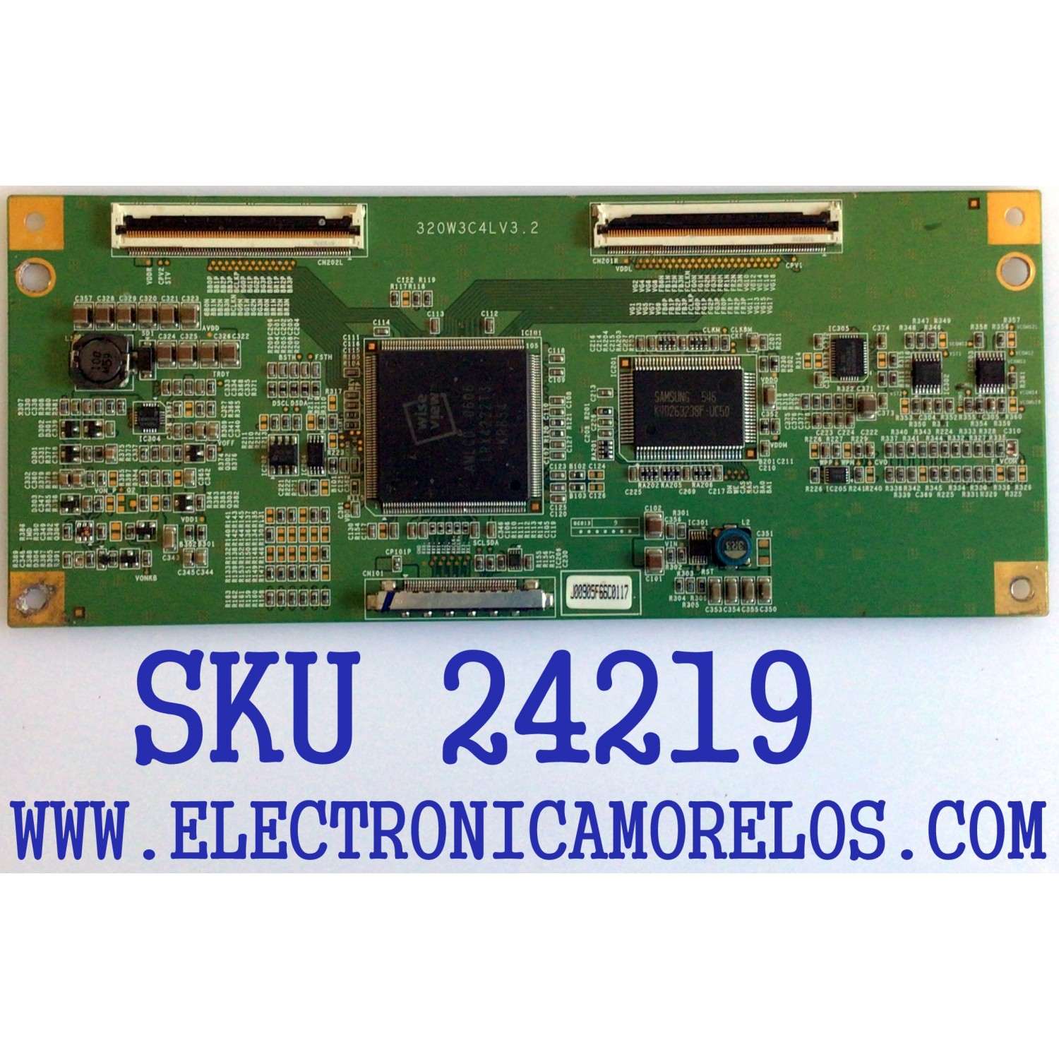 T-CON PARA TV SONY / NUMERO DE PARTE LJ94-00905F / 320W3C4LV3.2 / 00905F / PANEL LTY320WS-LH1/ MODELO KDL-V32XBR1
