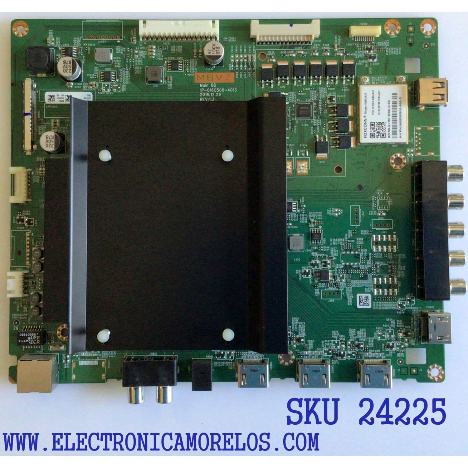 MAIN PARA TV VIZIO / NUMERO DE PARTE Y8387824S / 0165CAQ04E00 824 / 1P-016C500-4013 / 1P-0169X00-4013 / PANEL S650DUA-2 / DISPLAY V650DJ4-QS5 / MODELO E65-E3 LFTIVKNT
