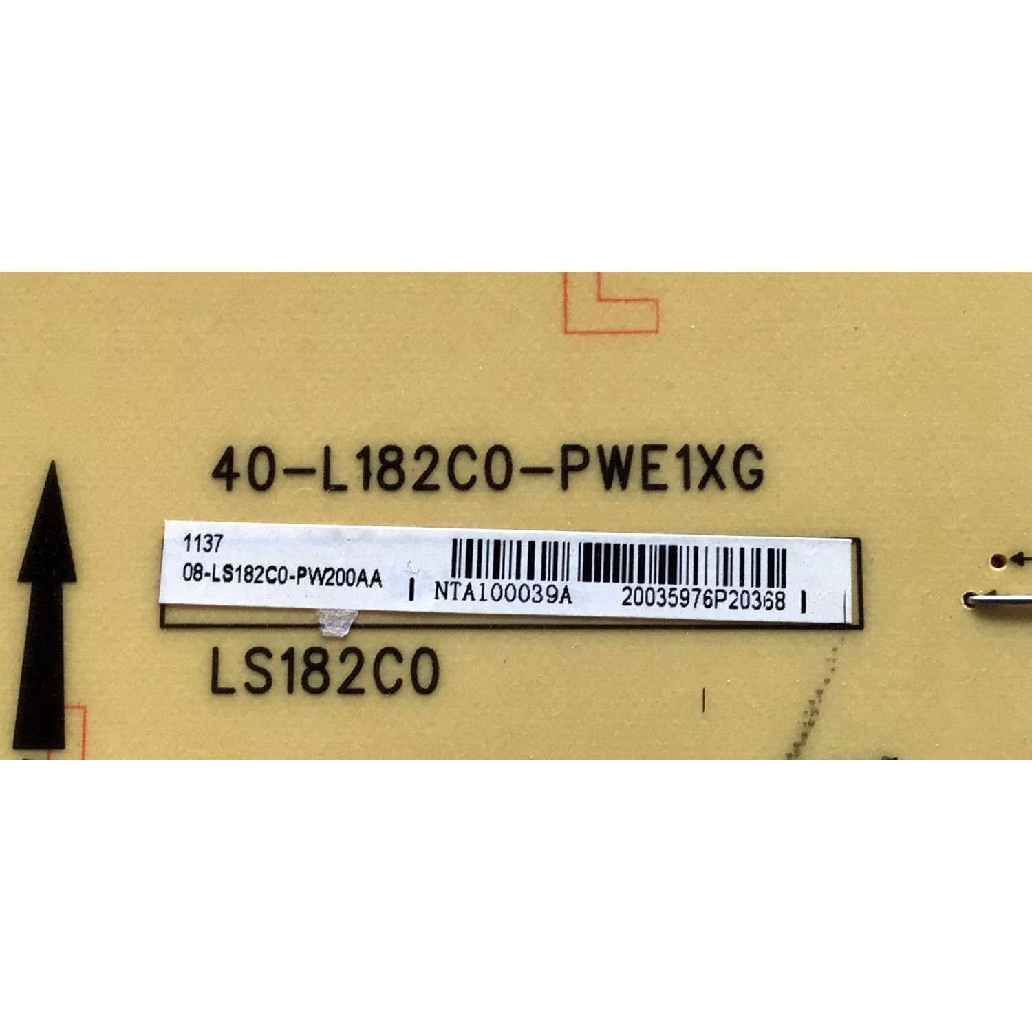 FUENTE BACKLIGHT PARA TV TCL / NUMERO DE PARTE 08-LS182C0-PW200AA / 40-L182C0-PWC1XG / 40-L182C0-PWE1XG / LS182C0 / PANEL LTA400HA05-X02 / MODELO L40FHDF11TA TBAA - Imagen 2
