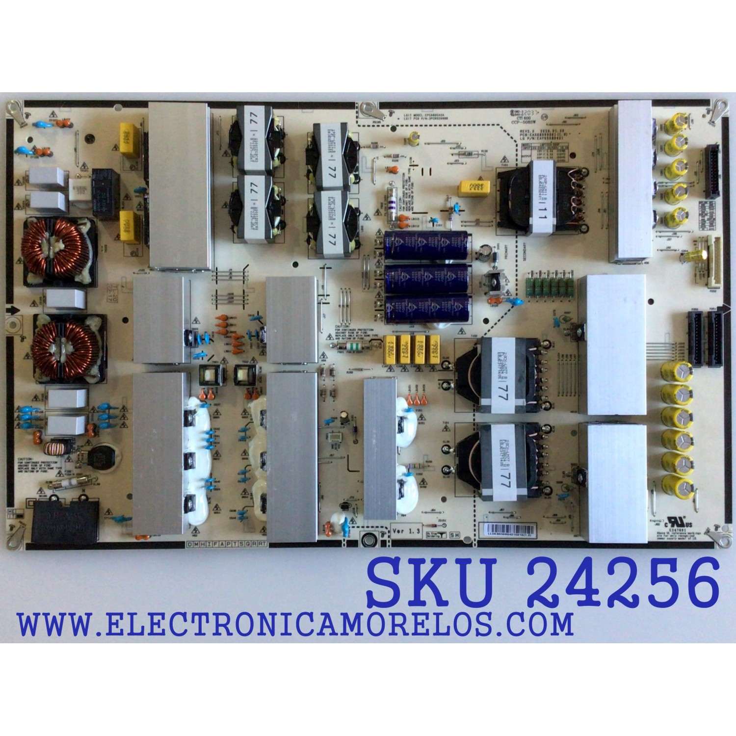 FUENTE DE PODER PARA TV LG OLED / NUMERO DE PARTE EAY65689421 / 65689421 / EAX68999801 / LGP77CX-20OP / EPCA60CA2A / 3PCR02698B / CCP-50BSW / PANEL LE770AQD (EN)(A3) / MODELOS OLED77CXPUA.BUSWLJR / OLED77CXAUA / OLED77CXAUA.BUSWLJR / OLED77C1PUB.DUSPLJR
