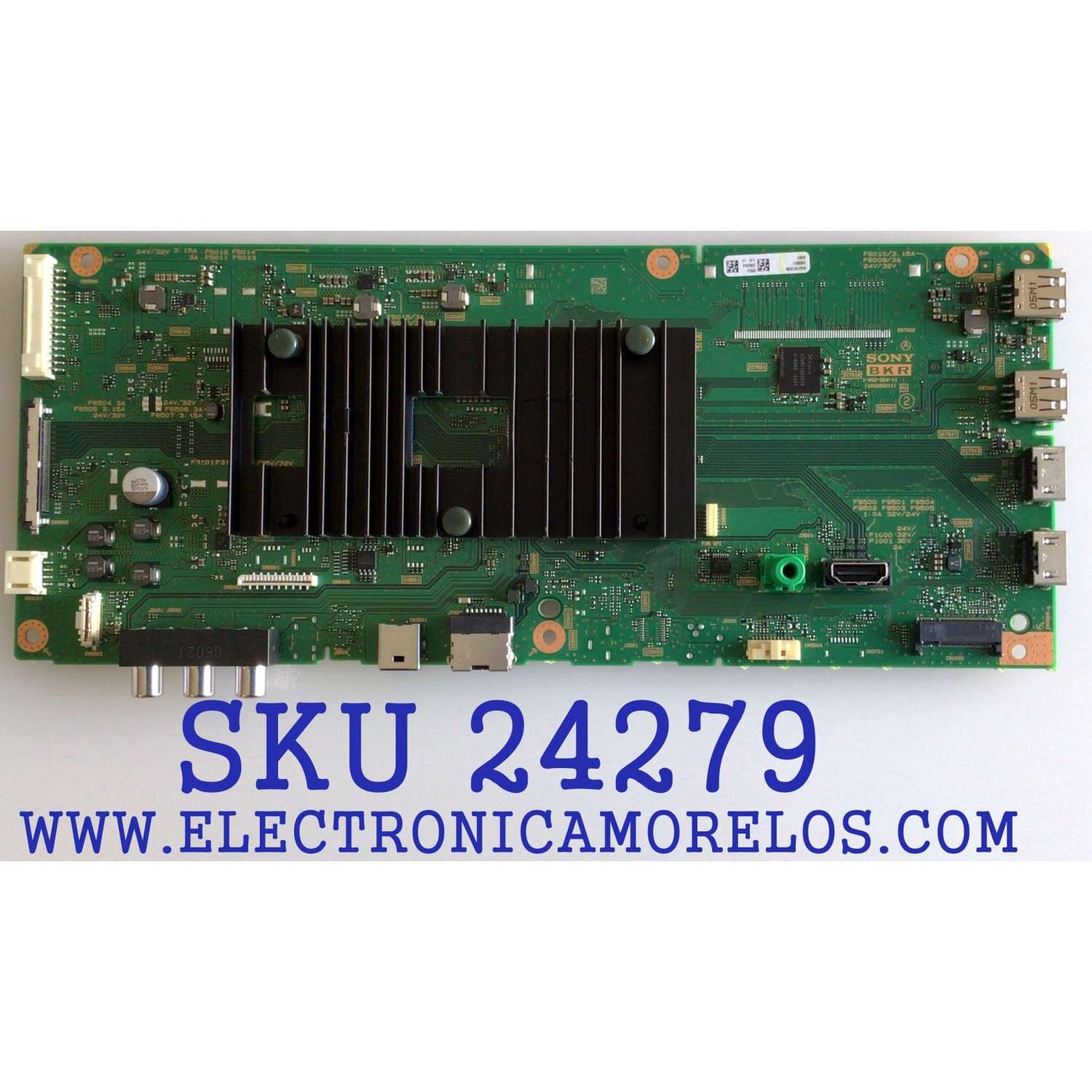 MAIN ORIGINAL PARA TV SONY / NUMERO DE PARTE A5019133B / 1-002-204-11 / 100220211 / A5019133B 220J / A-5019-133-B / PANEL'S YSAF055CNS01 / DISPLAY ST5461D11-1 VER.2.1 / MODELOS KD-55X75CH / KD55X75CH