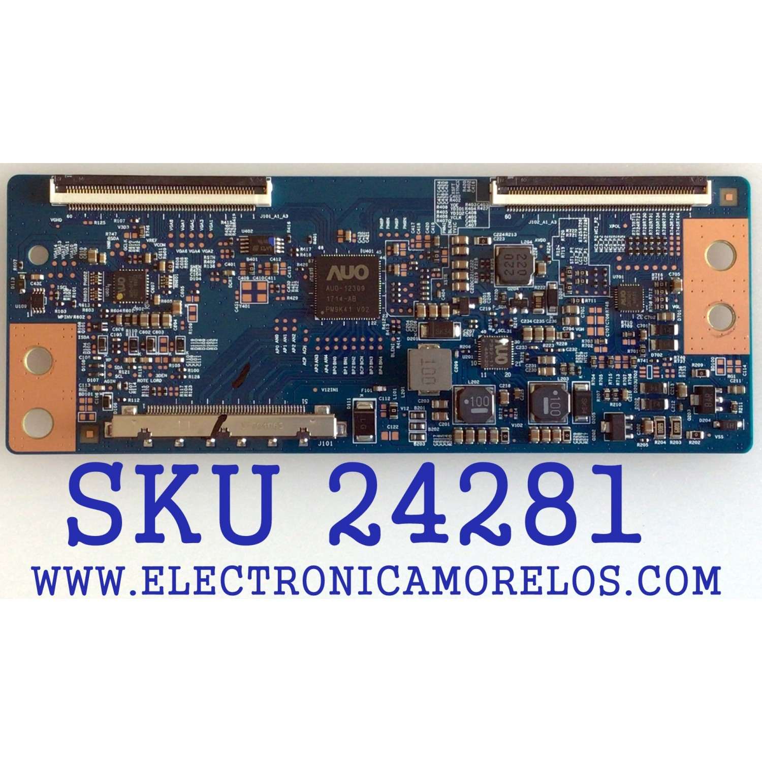 T-CON PARA TV ELEMENT / VIZIO / WESTINGHOUSE / NUMERO DE PARTE 55.55T23.C07 / 5555T23C07 / T420HVN06.3 Ctrl BD/ 42T34-C03 / SUSTITUTAS 5555T23C02 / 5555T23C05 / 5555T23C09 / PANEL´S MD5533YTAF / T550HVN08.1 / TPT550J1-HVN08.U / MODELOS ELEFW5517 / E55-C1 / E55-C2 / DWM55F1G1