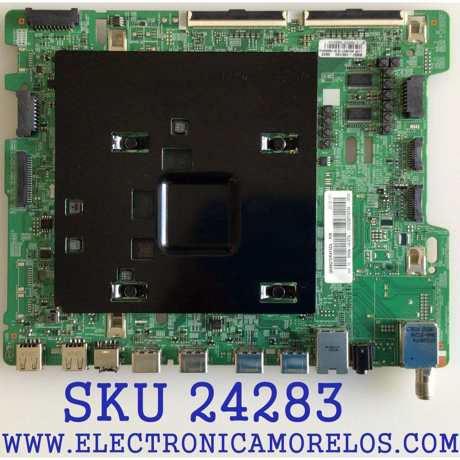 MAIN PARA TV SAMSUNG NUMERO DE PARTE BN94-14037A / BN41-02695A / BN97-15514D / PANEL CY-TR055FLLV3H / DISPLAY BN96-48139A / BN9648139A / MODELO QN55Q7DRAFXZA FA01