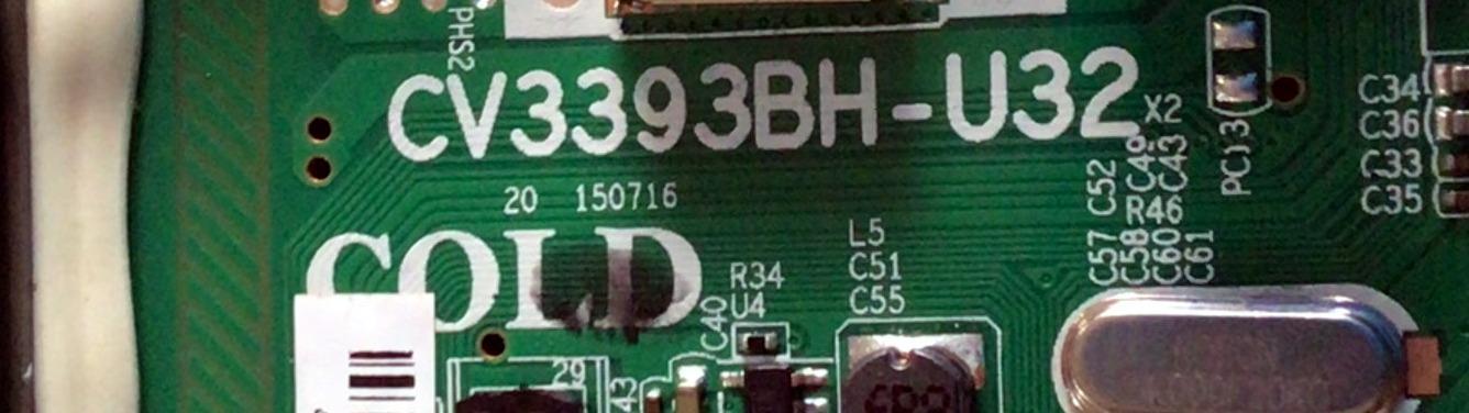 MAIN FUENTE (COMBO) PARA TV JESEN / NUMERO DE PARTE 10014731 / CV3393BH-U32 / CV3393BH_U32_20_E13 / F50CV3393BHU3220003 / 6BH2226 / 47310320 / E123995 / LTE32425 / 003LP238134B0 / 08001027825 / PANEL ST3151A04-8 / MODELO JE3217 - Imagen 3