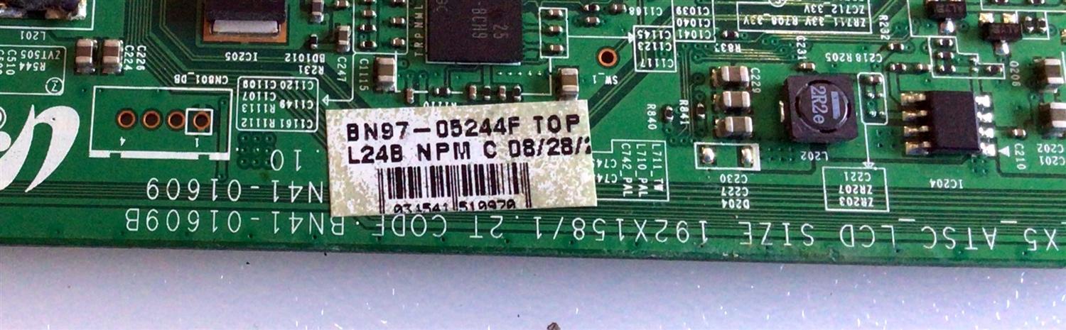 MAIN PARA TV SAMSUNG / NUMERO DE PARTE BN94-04475H / BN41-01609B / BN97-05244F / PARTES SUSTITUTAS BN94-04416C / BN94-04416D / PANEL LTF320AP11 V31 / MODELO LN32D430G3DXZA / LN32D430G3DXZA SP04 - Imagen 2