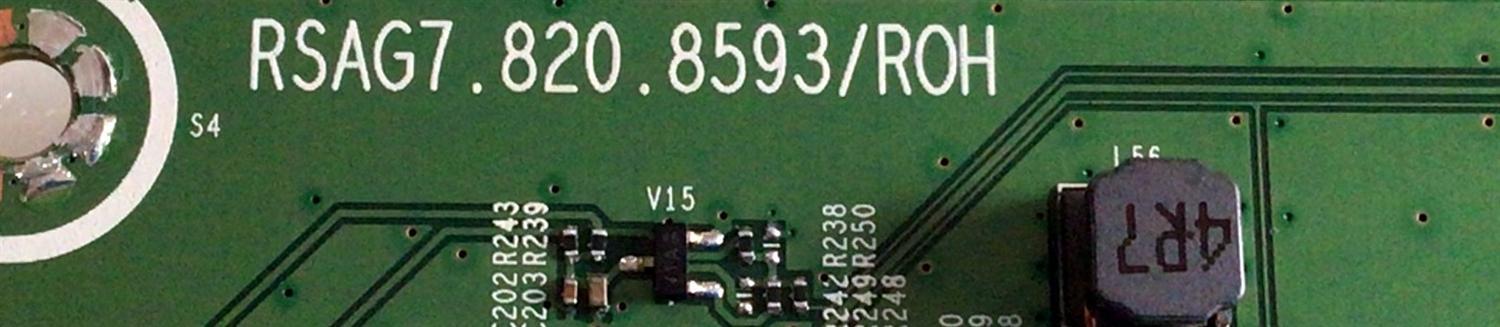 MAIN PARA TV HISENSE / NUMERO DE PARTE 266637 / RSAG7.820.8593/ROH / 245572 / HU58A6100UWR / 3TE58G1945F6 / E303981 / PANEL HD580S1U91-L1\S0\GM\ROH / MODELO 58R6E - Imagen 3