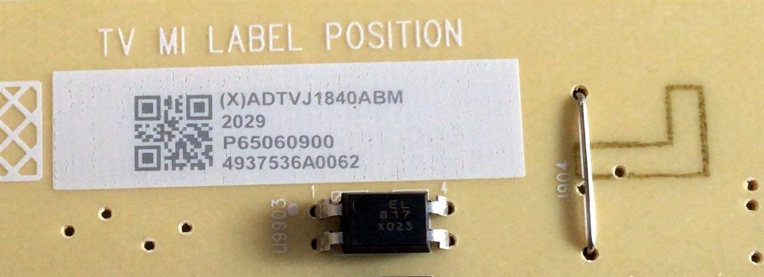 FUENTE DE PODER PARA TV VIZIO / NUMERO DE PARTE ADTVJ1840ABM / 715GA787-P01-000-003S / (X)ADTVJ1840ABM / PANEL LE650AQD (EN)(A2) / MODELO OLED65-H1 OTYPZSKW - Imagen 2