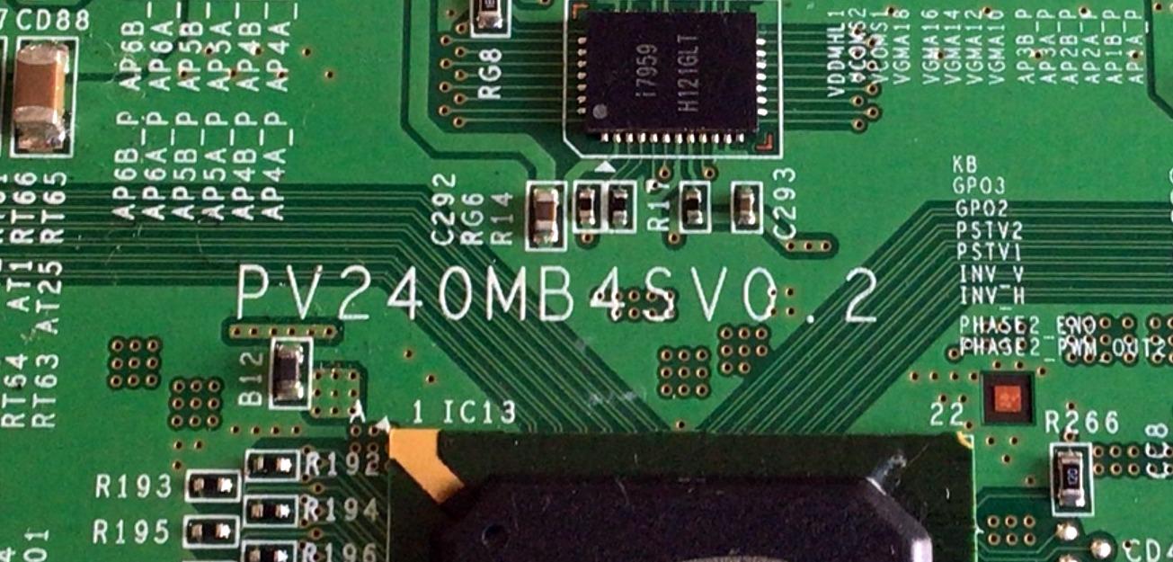 T-CON PARA TV SAMSUNG / NUMERO DE PARTE LJ94-23427C / PV240MB4SV0.2 / 23427C / J460HW02-0C / PANEL LTJ460HW04-B / MODELO UN46D6900WFXZA / UN46D6900WFXZA H302 - Imagen 2