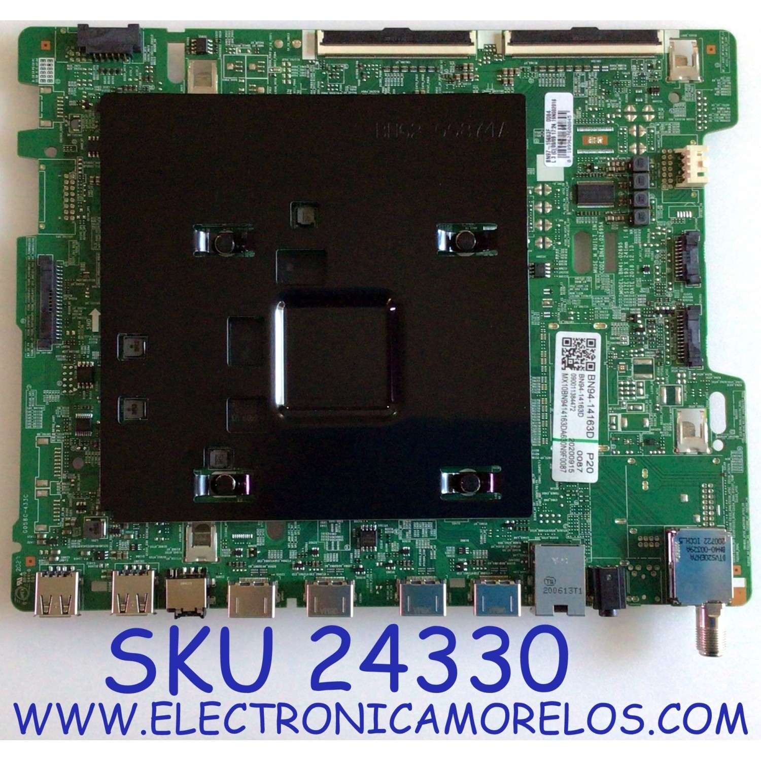 MAIN ORIGINAL PARA SMART TV SAMSUNG / NUMERO DE PARTE BN94-14163D / BN41-02695A / BN97-15663F / PANEL CY-NR065FGAV1H / DISPLAY T650QVN08.3 / MODELOS UN65RU8000FXZA / UN65RU8000FXZC / UN65RU8000FXZA AA02 / UN65RU800DFXZA AA02 / UN65RU8000FXZC AA02