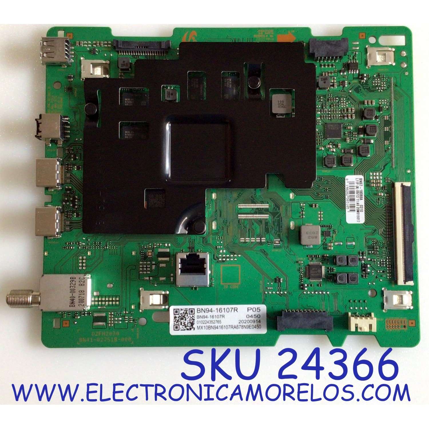 MAIN PARA TV SAMSUNG 4K·UHD·HDR / NUMERO DE PARTE BN94-16107R / BN41-02751B / BN97-18088A / PANEL CY-BT082HGLV3H / DISPLAY BN96-50355A / MODELOS UN82TU6950 / UN82TU6950FXZA FA01 / UN82TU7000 / UN82TU7000FXZA / UN82TU700D / UN82TU700DFXZA FA01