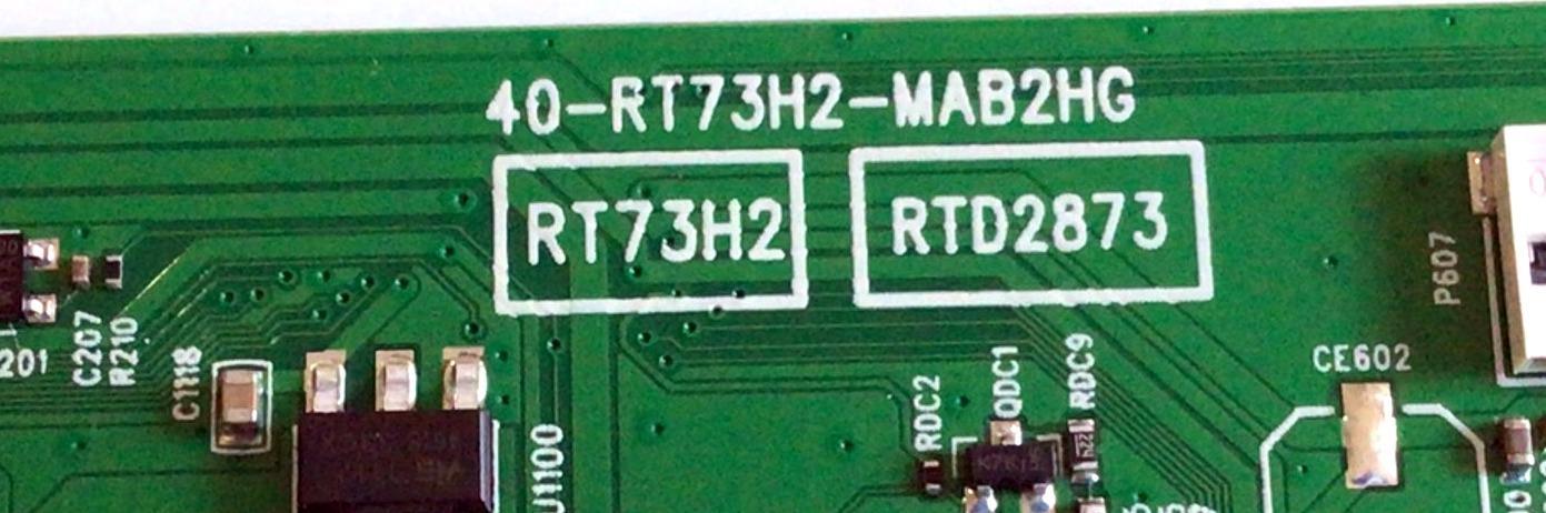 MAIN PARA TV TCL / NUMERO DE PARTE 08-CM50CUN-OC406AA / 40-RT73H2-MAB2HG / V8-RT73K01-LF1V1679 / RT73H2 / RTD2873 / 08-RT73013-MA200AA / 08-RT73013-MA300AA / PANEL'S LVU500NDJL / LVU500NDL / MODELO 50S535 - Imagen 2