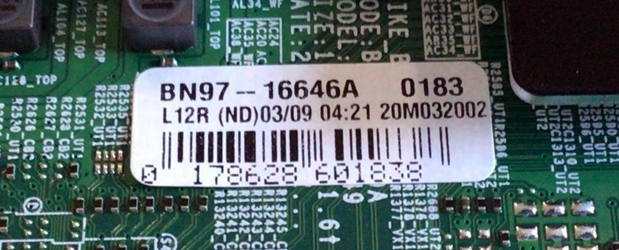 MAIN PARA TV SAMSUNG QLED SMART TV / NUMERO DE PARTE BN94-15362G / BN41-02749A / BN97-16646A / BN41-02749A-000 / DFVC2002 / PANEL CY-TT055FLAV2H / MODELOS QN55Q90TAFXZA / QN55Q90TAFXZA AA01 / QN55Q90TAFXZA AB02 - Imagen 2