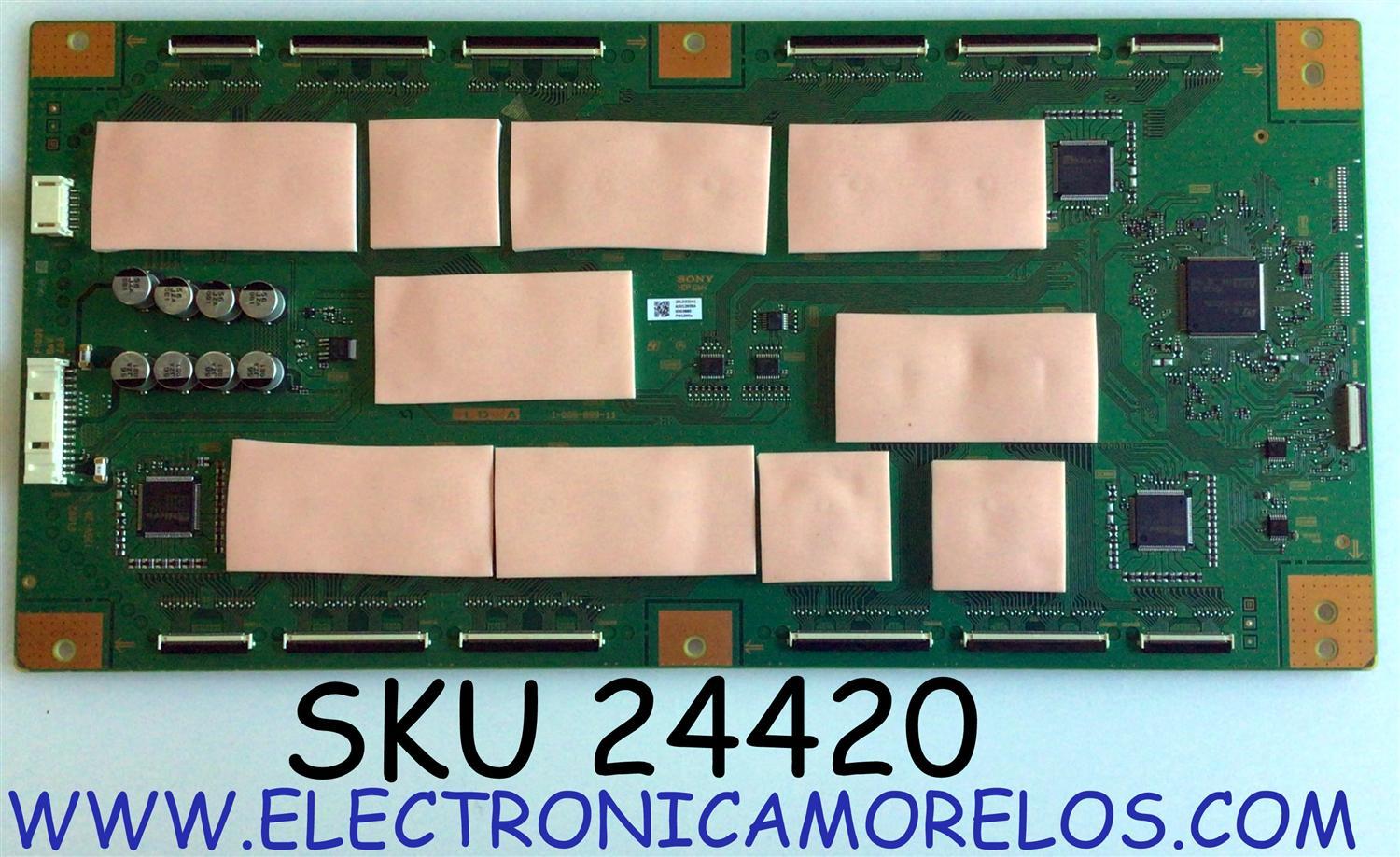 LED DRIVER PARA TV SONY 8K SMART TV / NUMERO DE PARTE A5012958A / 1-006-899-11 / 100689911 / 20LD320A1 / 0003880 / S100004SS2134-01 / A-5012-958-A / PANEL HDAS075DTU02 / MODELO XBR-75Z8H / XBR75Z8H