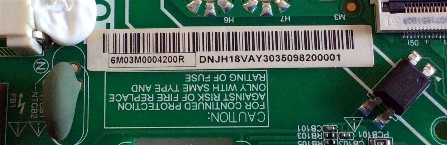 MAIN FUENTE (COMBO) PARA TV VIZIO HD SMART TV / NUMERO DE PARTE 6M03M0004200R / 6M03A0003E00J / TP.MT5581.PB761 / 2C641FE482BD / PANEL V400HJ9-D03 REV.C1 / MODELO D40F-G9 / D40F-G9 LINIXT / D40F-G9 LINIXTKW / D40F-G9 LINIXTLW - Imagen 3