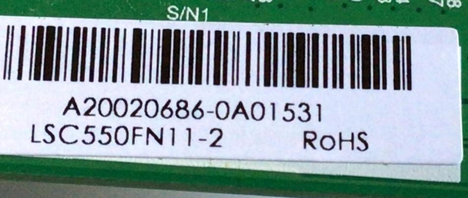 MAIN PARA TV SCEPTRE / NUMERO DE PARTE 260101014330 / TD.MS6886.761 / 4100071547 / 1110-4000094-260101014330-200319-A01540 / A20020686-0A01531 / LSC550FN11-2 / D49E3BD6B040 / PANEL HK650ELEDM-AH21H / MODELO G65 - Imagen 2