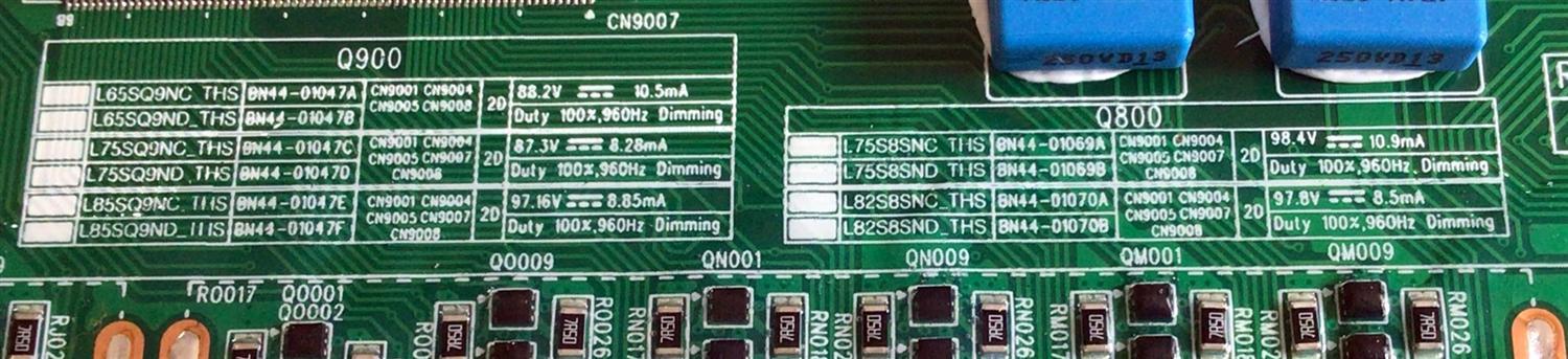 LED DRIVER (L) PARA TV SAMSUNG QLED 8K UHD HDR SMART TV / NUMERO DE PARTE BN44-01070A / BN4401070A / L82S8SNC_THS / PANEL'S CY-TT082JMLV1H / CY-TT082JMLV4H / MODELOS QN82Q800 / QN82Q800TAFXZA / QN82Q800TAFXZA FF02 - Imagen 3