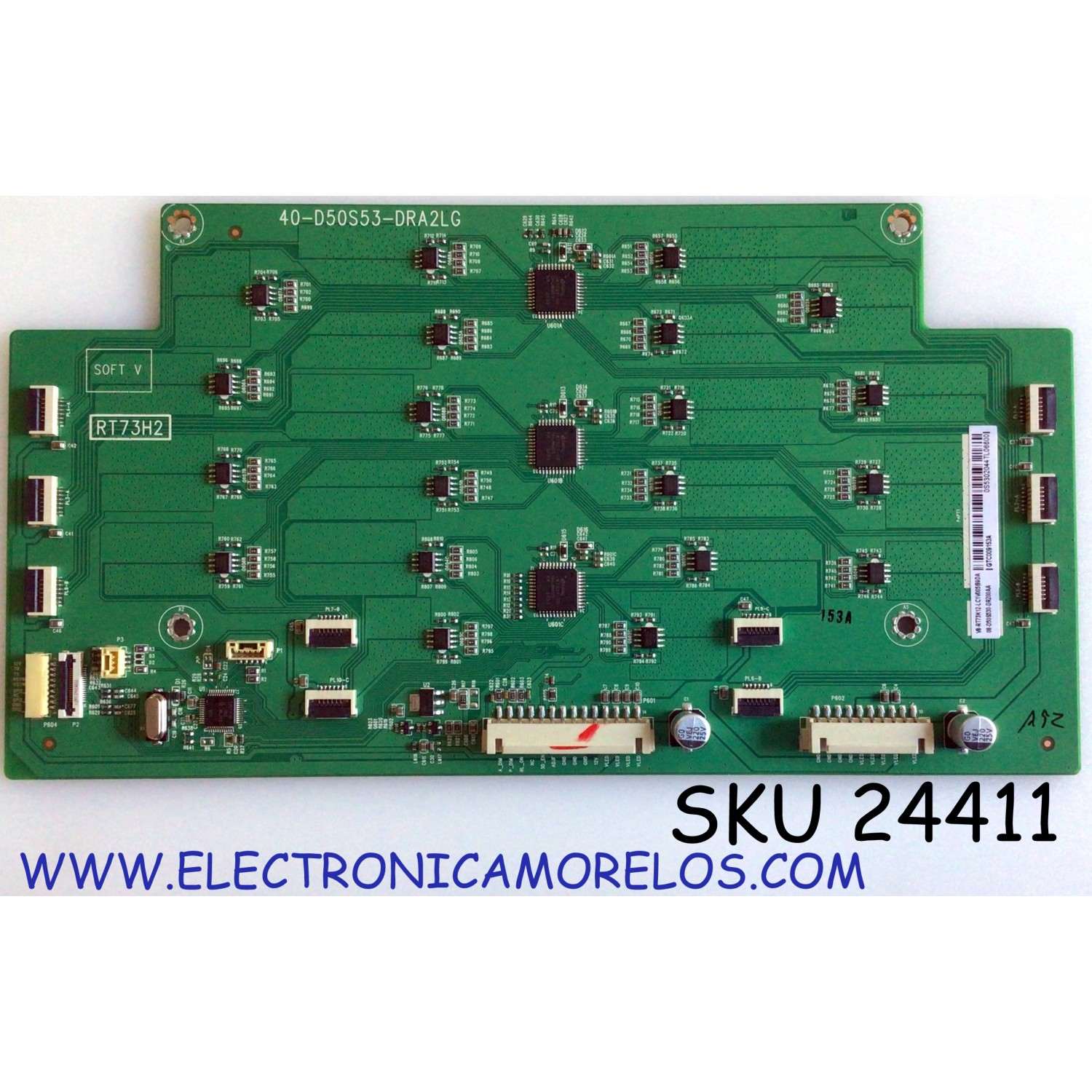 LED DRIVER PARA TV TCL / NUMERO DE PARTE 08-D50S530-DR200AA / 40-D50S53-DRA2LG / RT73H2 / V8-RT73K12-LC1V005 / E342828 / PANEL'S LVU500NDJL / LVU500NDL / MODELO 50S535