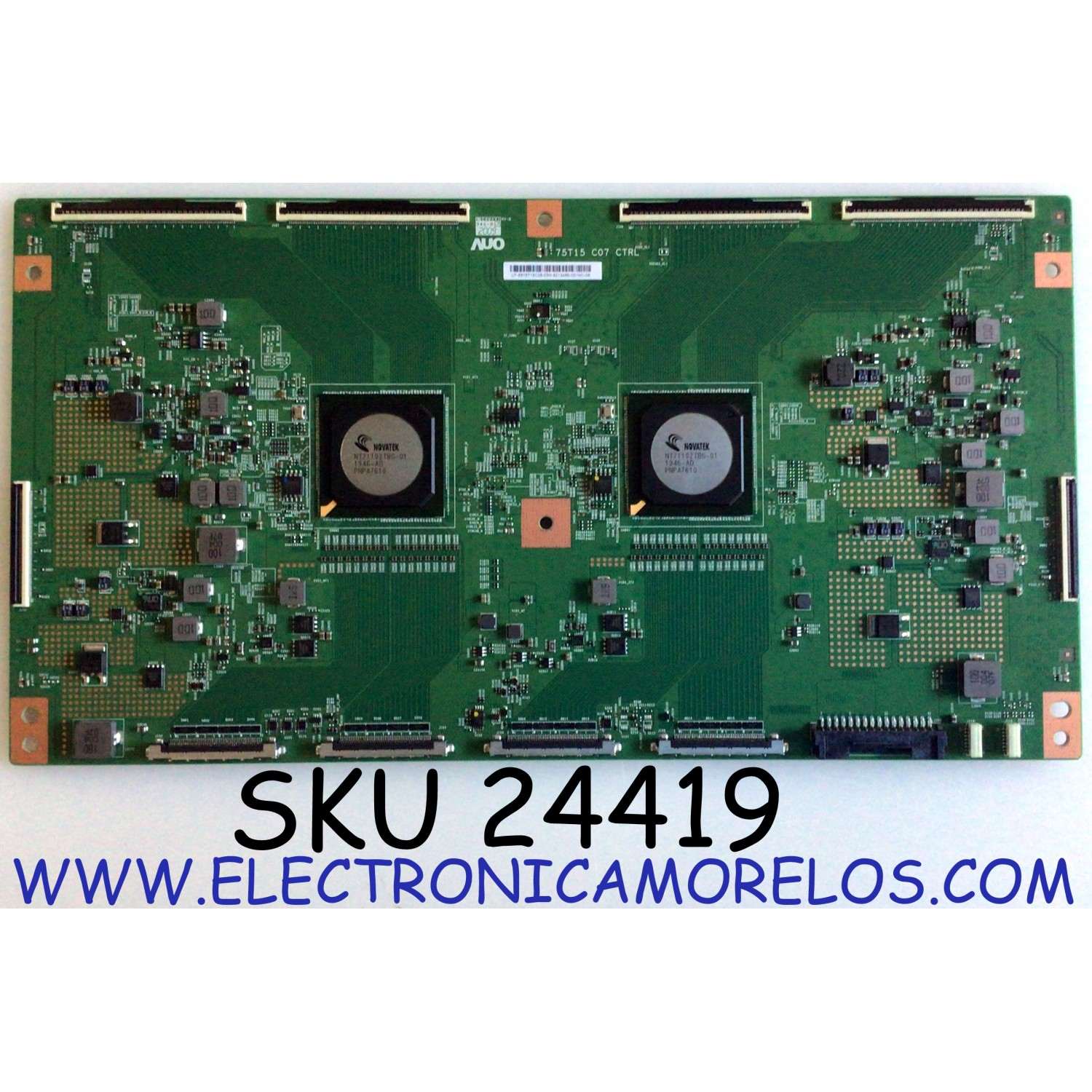 T-CON PARA TV SONY 8K SMART TV / NUMERO DE PARTE 55.75T15.C05 / 5575T15C05 / 75T15 C07 CTRL / E88441 / 75T15 / PANEL HDAS075DTU02 / MODELO XBR-75Z8H / XBR75Z8H