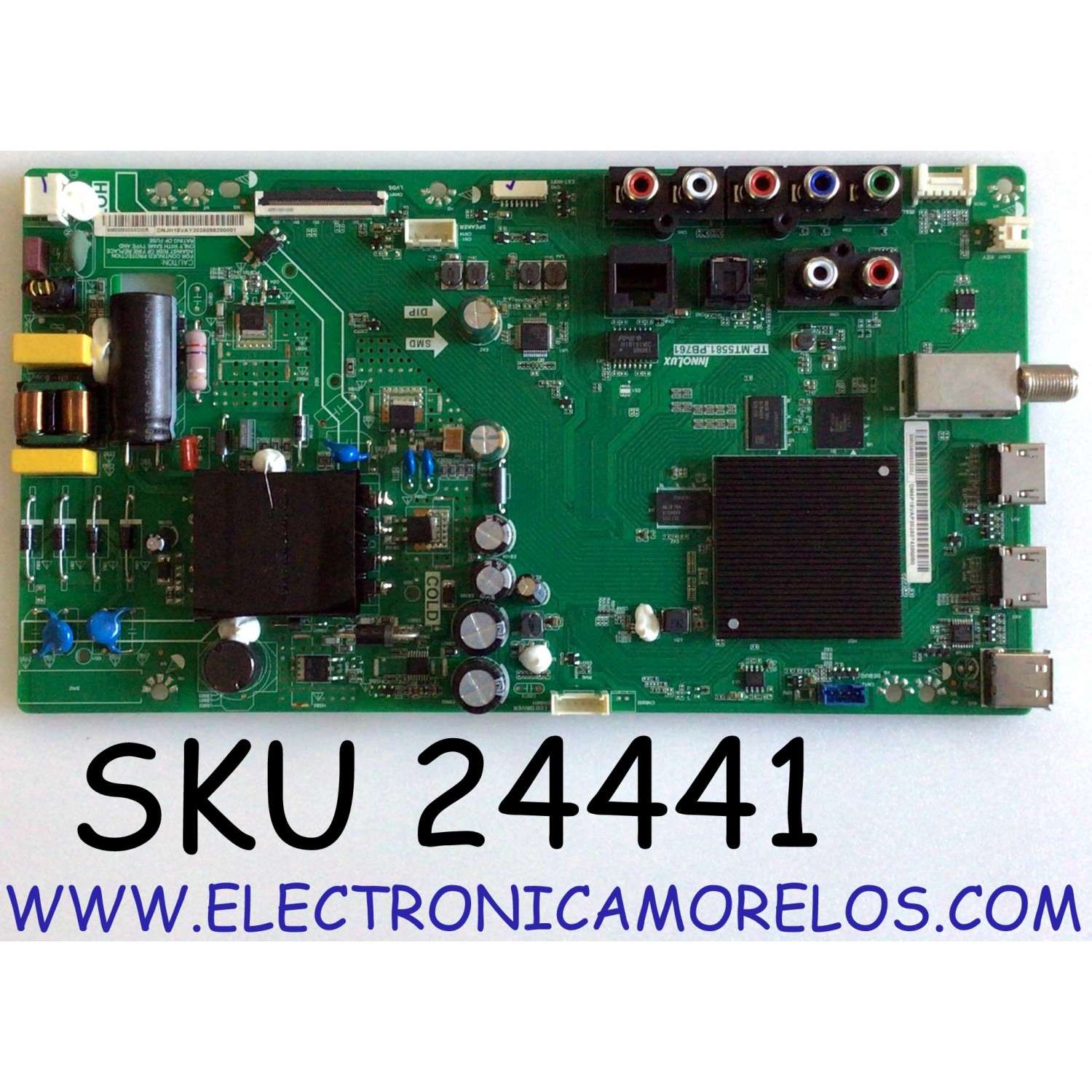 MAIN FUENTE (COMBO) PARA TV VIZIO HD SMART TV / NUMERO DE PARTE 6M03M0004200R / 6M03A0003E00J / TP.MT5581.PB761 / 2C641FE482BD / PANEL V400HJ9-D03 REV.C1 / MODELO D40F-G9 / D40F-G9 LINIXT / D40F-G9 LINIXTKW / D40F-G9 LINIXTLW
