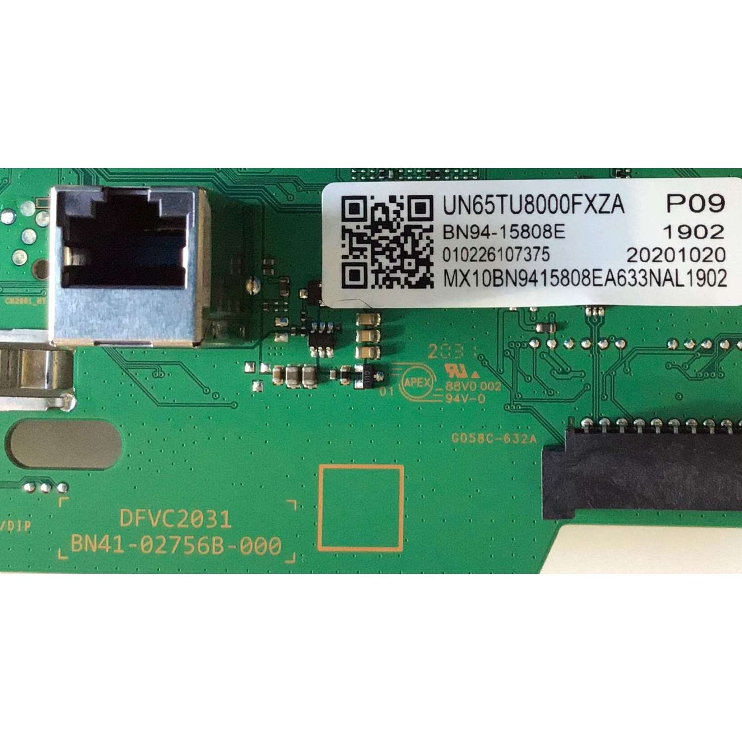 MAIN PARA TV SAMSUNG 4K·UHD·HDR SMART TV / NUMERO DE PARTE BN94-15808E / BN41-02756B / BN97-17254B / BN41-02756B-000 / BN9415808E / PANEL CY-BT065HGLV4H / MODELO UN65TU8000 / UN65TU8000FXZA FA02 - Imagen 3