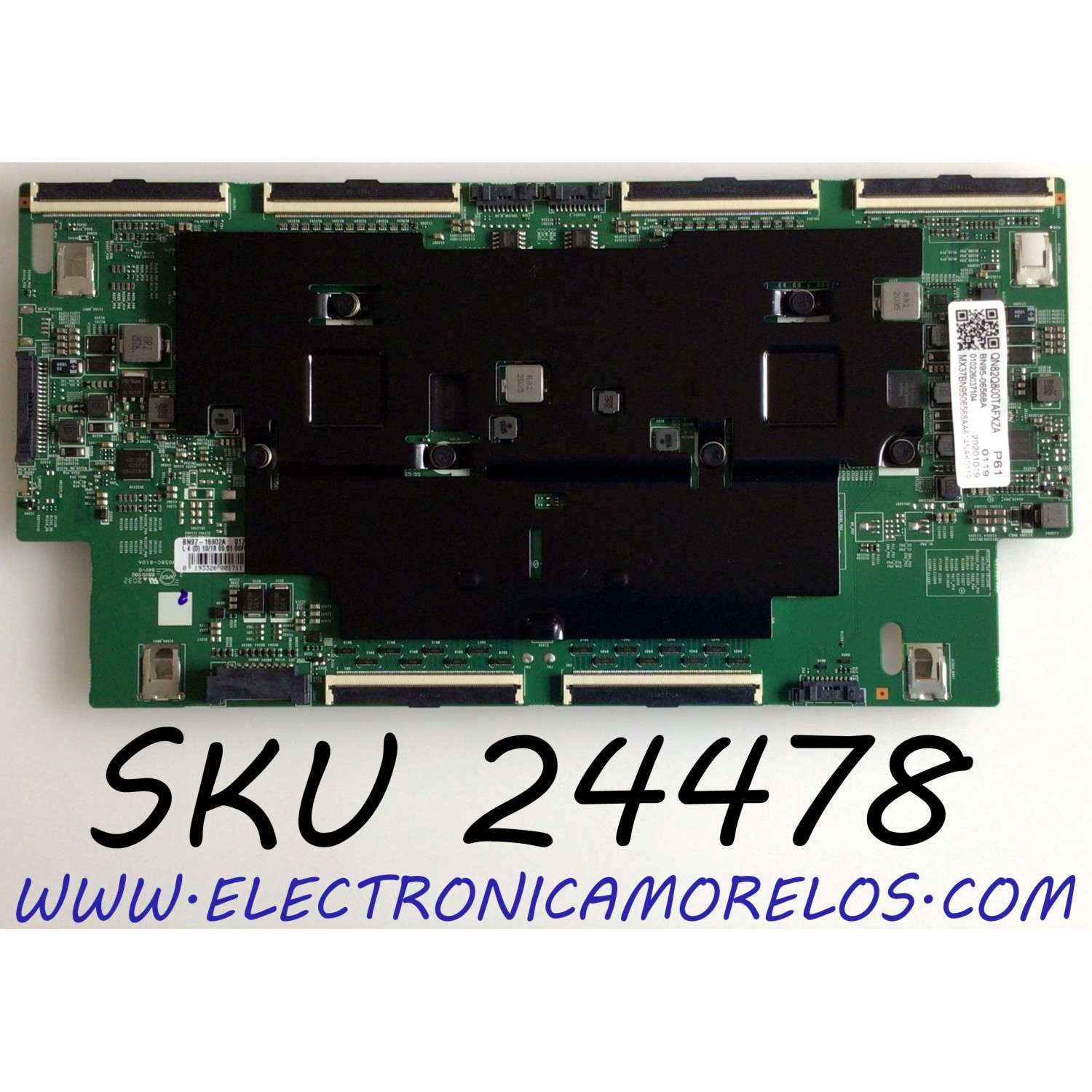 T-CON PARA TV SAMSUNG QLED 8K UHD HDR SMART TV / NUMERO DE PARTE BN95-06568A / BN41-02764A / BN97-16902A / DFVC2032 / PANEL'S CY-TT082JMLV1H / CY-TT082JMLV4H / MODELOS QN82Q80 / QN82Q800TAFXZA / QN82Q800TAFXZA FF02 / QN82Q800TAFXZA FA01