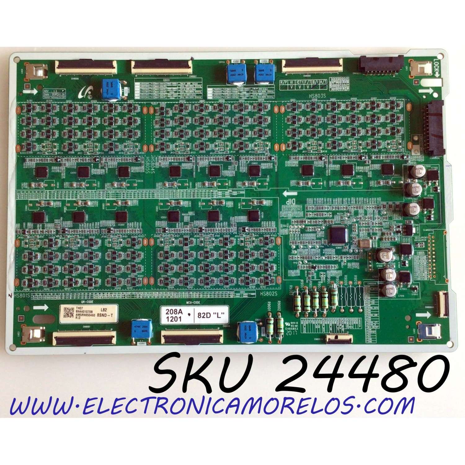 LED DRIVER (L) PARA TV SAMSUNG QLED 8K UHD HDR SMART TV / NUMERO DE PARTE BN44-01070B / L82S8SND_THS / BN4401070B / PANEL'S CY-TT082JMLV1H / CY-TT082JMLV4H / MODELOS QN82Q80 / QN82Q800TAFXZA / QN82Q800TAFXZA FF02