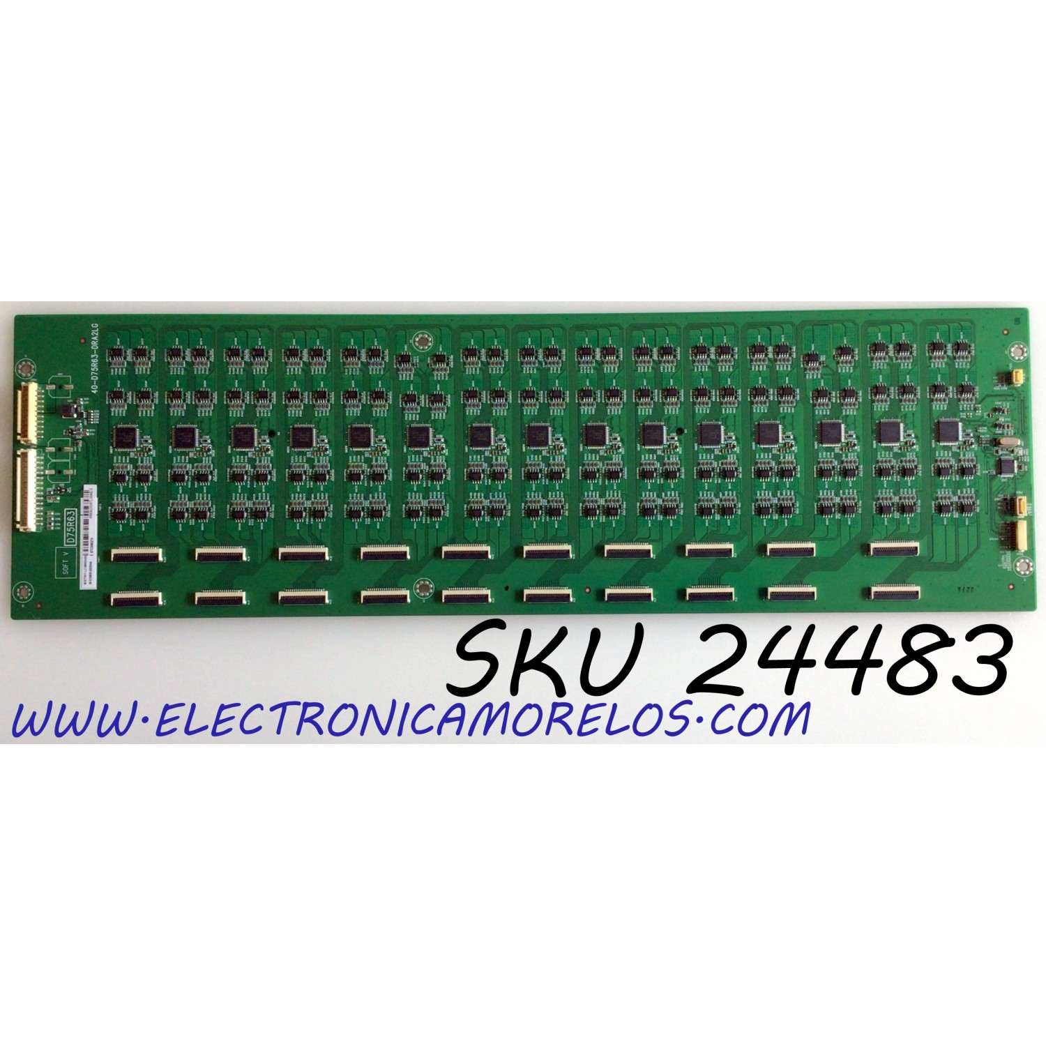 LED DRIVER PARA TV TCL / NUMERO DE PARTE 08-D75R630-DR200AA / 40-D75R63-DRA2LG / D75R63 / V8-RT73K11-LC1V005 / V8-RT73K11-LC1V005(34DD) / J2180305SA090LD / H07802PNM56A2 / PANEL LVU750NDHL  CD9W00 V1 / DISPLAY ST 7461D02-D / MODELO 75R635