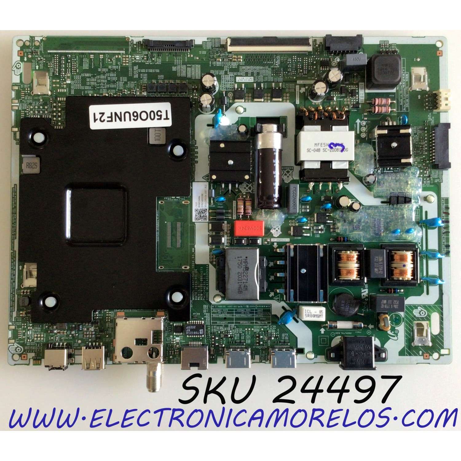 MAIN FUENTE PARA TV SAMSUNG / NUMERO DE PARTE BN96-51849A / ML41A050594A / BN9651849A / KANT-SU2_7000_55_WW / VT50UH160 / PANEL CY-BT050HGJV2H / MODELOS UN50TU7000FXZA / UN50TU700DFXZA GB04 / UN50TU7000FXZA GB04