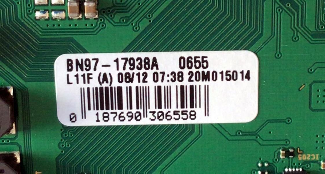 MAIN PARA TV SAMSUNG 4K UHD SMART TV / NUMERO DE PARTE BN94-15565Y / BN41-02751A / BN97-17938A / BN41-02751A-000 / DFVC2025 / BN96-51294N / PANEL CY-BT058HGCV1H / MODELO UN58TU7000 / UN58TU7000FXZA / UN58TU7000FXZA XC04 - Imagen 3