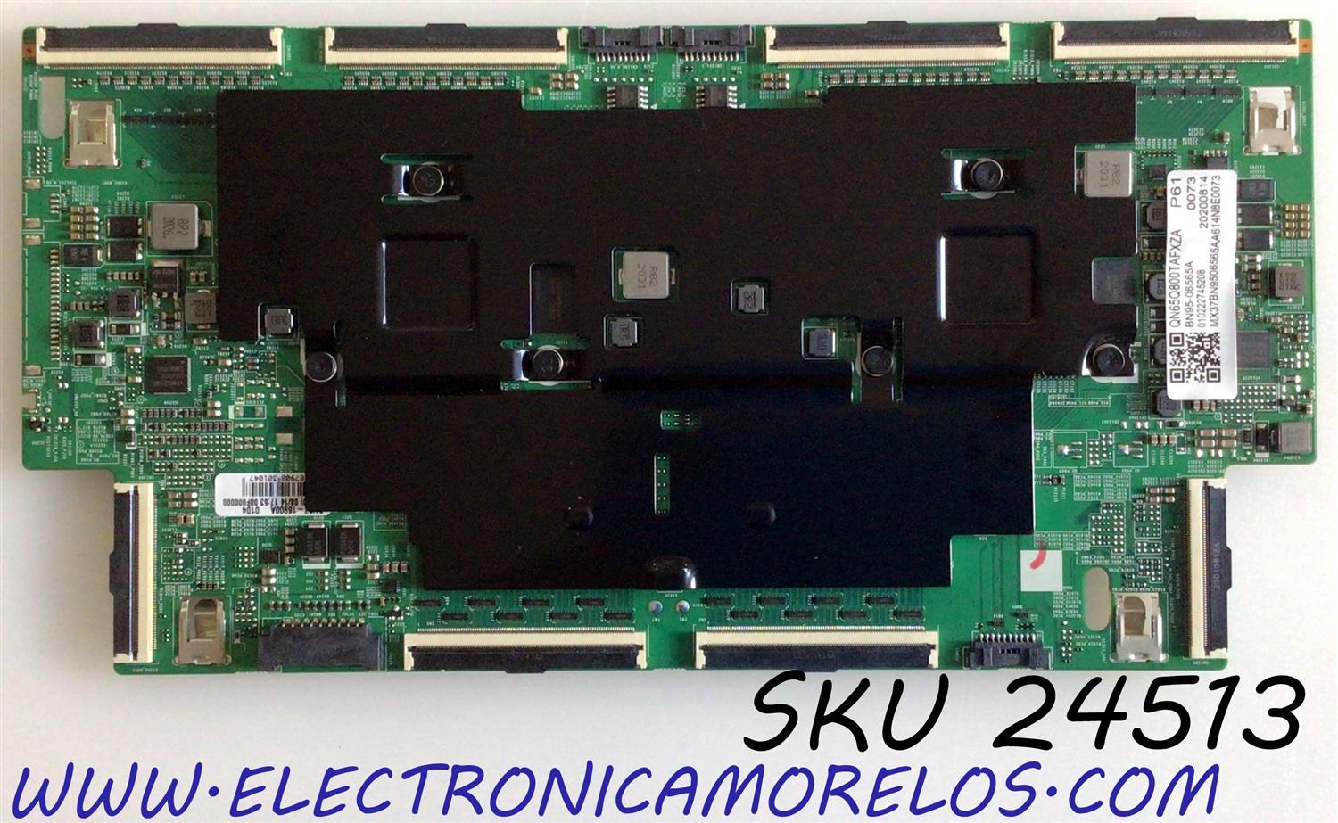 T-CON PARA TV SAMSUNG QLED 8K UHD HDR SMART TV / NUMERO DE PARTE BN95-06565A / BN41-02765A / BN97-16900A / BN41-02765A-000 / DFVC2009 / PANEL CY-TT065JMLV4H / MODELO QN65Q800 / QN65Q800TAFXZA / QN65Q800TAFXZA FF02