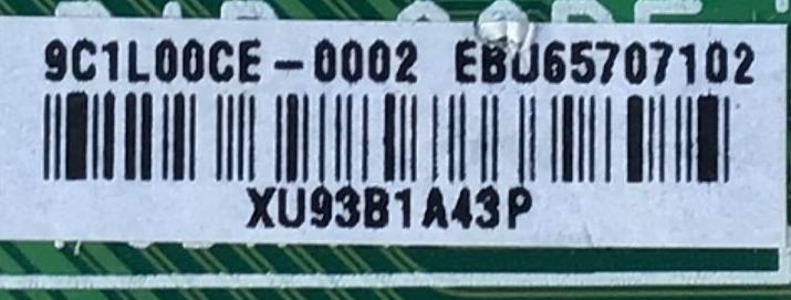 MAIN PARA TV LG ORIGINAL 4K UHD HDR NANOCELL SMART TV / NUMERO DE PARTE EBU65707102 / EAX68382502(1.0) / 9C1L00CE-0002 / XU93B1A43P / 65707102 / PANEL HC490EQH-SLXA1-211X / DISPLAY LC490EQ3 (SM)(A1) / MODELO 49SM8600PUA / 49SM8600PUA.BUSYLJM - Imagen 2