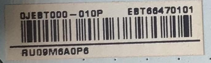 MAIN PARA SMART TV LG 4K UHD CON HDR RESOLUCION (3,840 x 2,160) / NUMERO DE PARTE EBT66470101 / EAX69120303(1.1) / DJEBT000-010P / RU09M6A0P6 / PANEL HC820DQF-VCXR1-214X / MODELO 82UN8570PUC.BUSJLJR / 82UN8570PUC - Imagen 3