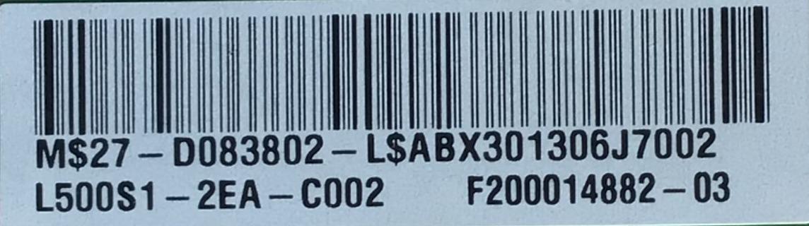 LED DRIVER PARA TV SEIKI / NÚMERO DE PARTE 27-D083802 / L500S6-2EA / L500S1-2EA-C002 / ABX301306J7002 / PANEL V500DK1-LS1 REV.C1 / MODELO SE50UY04 - Imagen 2