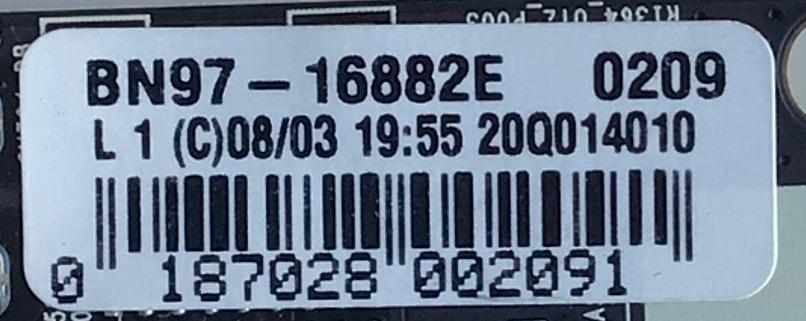 MAIN PARA SMART TV SAMSUNG QLED 4K UHD HDR RESOLUCION (3,840 x 2,160) / NUMERO DE PARTE BN94-15309W / BN41-02754B / BN97-16882E / 010222151169 / 20200804 / PANEL CY-RT050HGAV4H NW26 / MODELO QN50LS03TAFXZA AA01 - Imagen 2