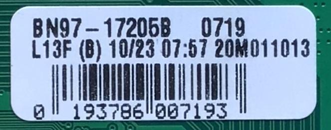 MAIN ORIGINAL PARA TV SAMSUNG ORIGINAL 4K UHD HDR QLED SMART TV / NUMERO DE PARTE BN94-15735Q / BN41-02756C / BN97-17205B / 10226362905 / 20201026 / PANEL CY-RT050HGPV4H / DISPLAY CC500PV6D VER.01 / BN96-50357A / QN50Q60TAFXZA / QN50Q60TAFXZC - Imagen 2