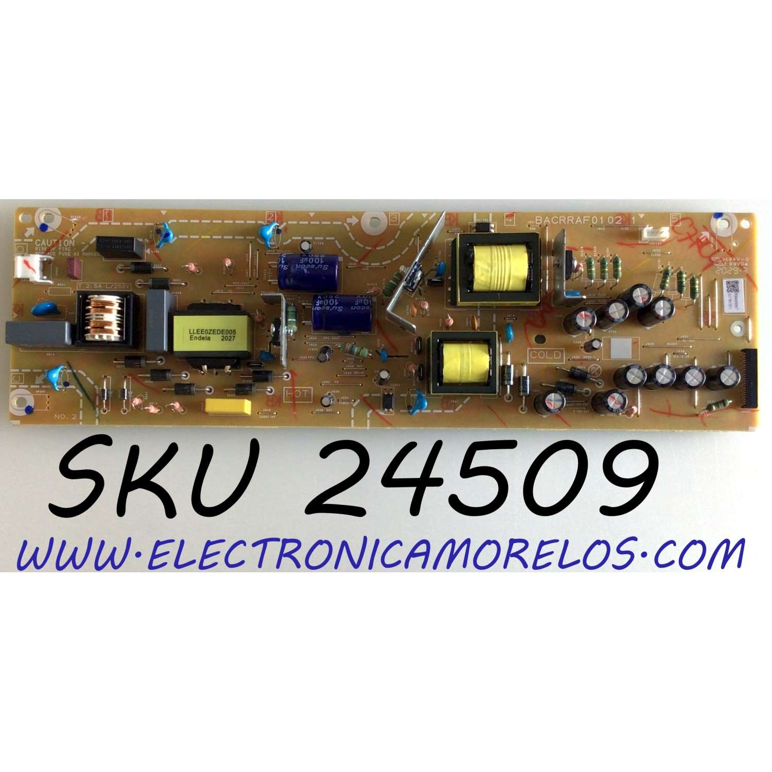 FUENTE DE PODER PARA TV PHILIPS / NUMERO DE PARTE AC7RC021 / BACRRAF0102 1 / AC7RCMPW-001 / BACRRAF01021 / PANEL  UCFR1XT / MODELO 55PFL4864/F7 / 55PFL4864/F7 A ME3A