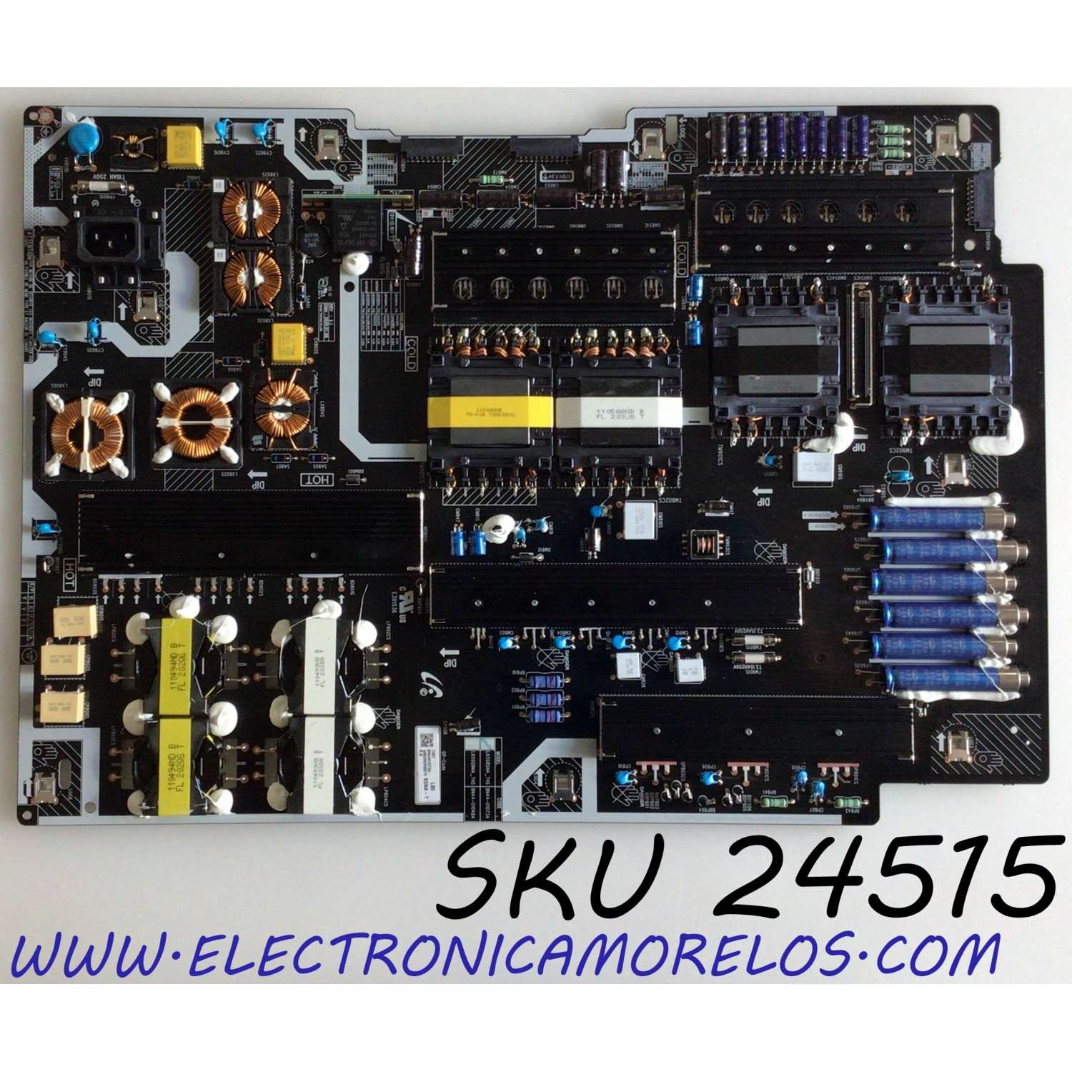 FUENTE DE PODER PARA TV SAMSUNG QLED 8K UHD HDR SMART TV / NUMERO DE PARTE BN44-01073A / L65S8SNA_THS / BN4401073A / PANEL CY-TT065JMLV4H / MODELO QN65Q800 / QN65Q800TAFXZA / QN65Q800TAFXZA FF02