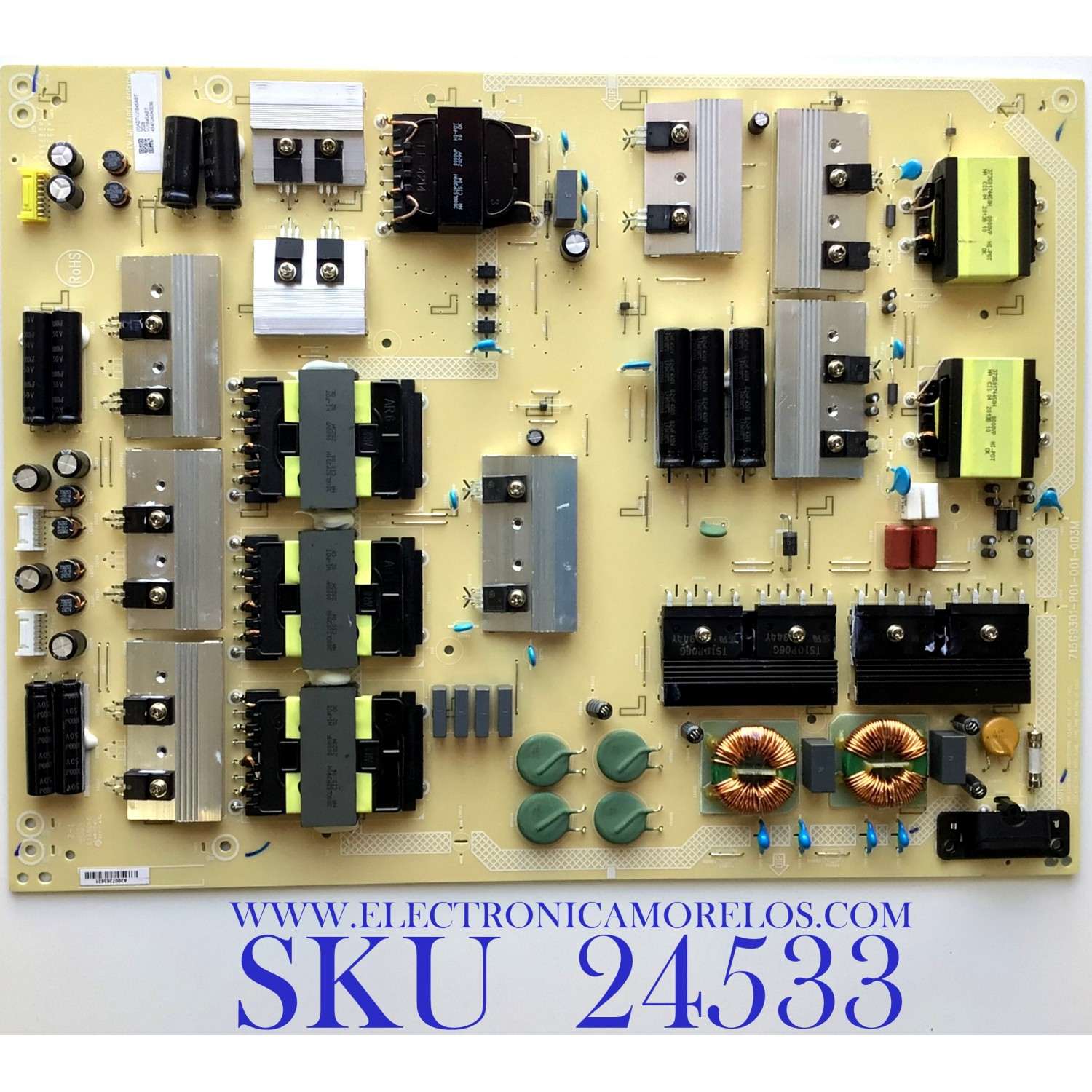 FUENTE DE PODER PARA TV VIZIO / NUMERO DE PARTE ADTVJ1845ABT / 715G9301-P01-001-003M / (X)ADTVJ1845ABT / VJ1845ABT / 4947245A0036 / PANEL T750QVF04.5 / MODELO P75Q9-H1 LTMAZPMW
